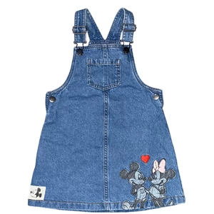 3-4 év (104) M&amp;S Disney Minnie farmer kantáros ruha