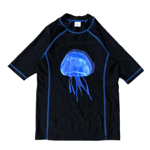 7-8 év (128) M&amp;S medúzás uv szűrős fürdőfelső, póló