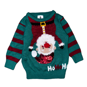 1,5-2 év (86-92) George mikulásos karácsonyi kötött pulóver