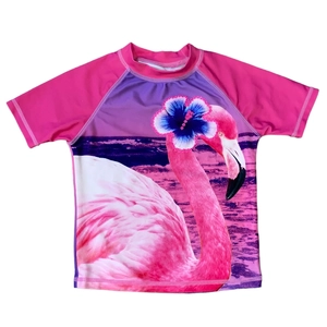 2-3 év (98) Mothercare flamingós uv szűrős fürdőfelső, póló