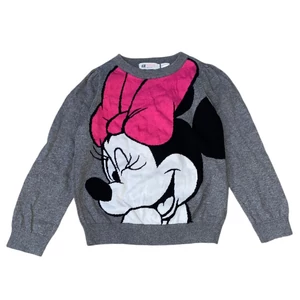 4-6 év (110-116) H&amp;M Minnie kötött pulóver