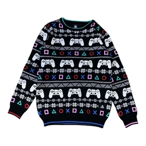 12-13 év (158) Primark PlayStation karácsonyi kötött pulóver