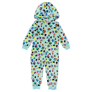 3-4 év (104) M&amp;S párducmintás pihe-puha pizsama, overál