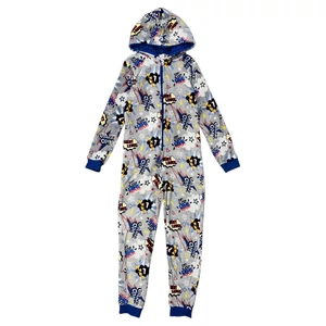 12-13 év (158) Kids gamer mintás pihe-puha pizsama, overál