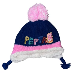 3-5 év (104-110) Tu Peppa Pig kötött bélelt sapka