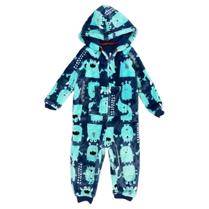 2-3 év (98) M&amp;S szörnyes pihe-puha pizsama, overál