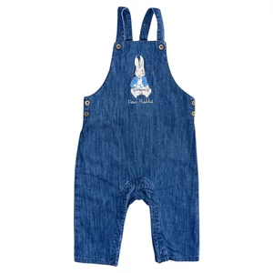 9-12 hó (80) M&amp;S Nyúl Péteres kantáros farmernadrág