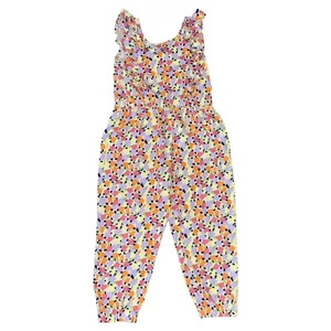 4-5 év (104-110) Tu virágos playsuit, jumpsuit