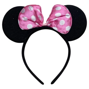 Minnie hajráf, hajpánt rózsaszín