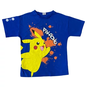 11-12 év (146-152) Tu Pokemon Pikachu póló