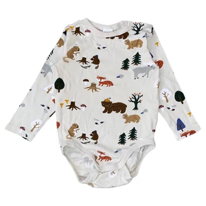 9-12 hó (80) H&amp;M állatos body