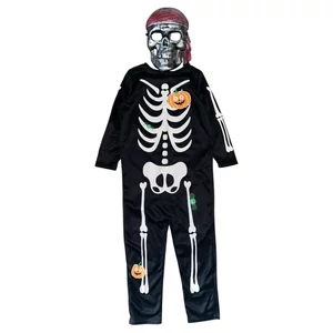 2-4 év (98-104) Halloween csontváz jelmez maszkkal