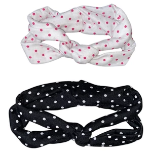 1-3 év (80-86) Pöttyös fejpántok 2 db