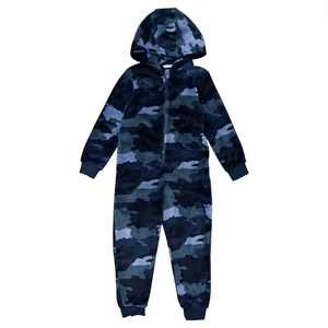 7-8 év (128) M&amp;S terepmintás pihe-puha pizsama, overál