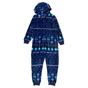 10-11 év (146) M&amp;S gamer karácsonyi pihe-puha pizsama, overál