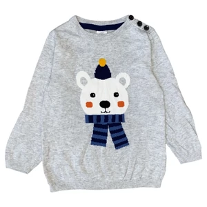 1,5-2 év (92) H&amp;M macis kötött pulóver