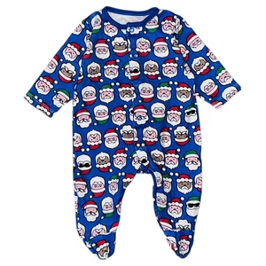 0-3 hó (62) M&amp;Co Mikulásos karácsony rugdalózó