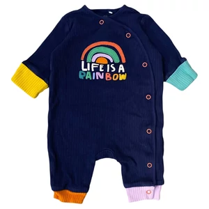 0-3 hó (62) Next szivárványos bordázott rugdalózó