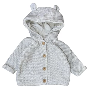 0-3 hó (62) F&amp;F macifüles kötött kardigán