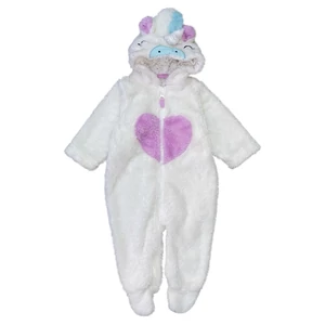 3-6 hó (68) Nutmeg unikornis pihe-puha overál