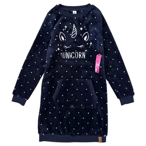 11-12 év (146-152) Yigga unikornisos pihe-puha hosszított pulóver