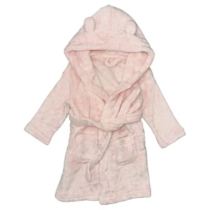 1-1,5 év (80-86) Macifüles rózsaszín pihe-puha gyerek köntös