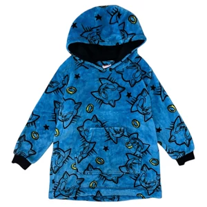 4-6 év (110-116) George Sonic a sündisznós pihe-puha poncsó, pulóver takaró