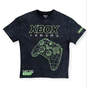 9-10 év (140) F&amp;F Xbox fekete póló