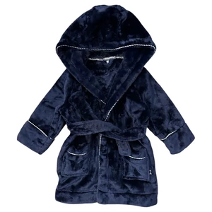 1,5-2 év (92) Jasper Conran sötétkék pihe-puha gyerek köntös