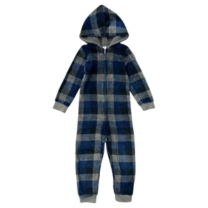 5-6 év (116) Kids kockás pihe-puha pizsama, overál