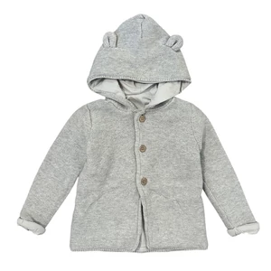 9-12 hó (74-80) Tu macifüles bélelt kötött kardigán