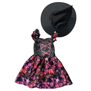 5-6 év (116) Morrisons boszorkány jelmez kalappal