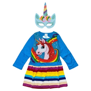 Új 3-4 év (98-104) Unikornis ruha, jelmez maszkkal