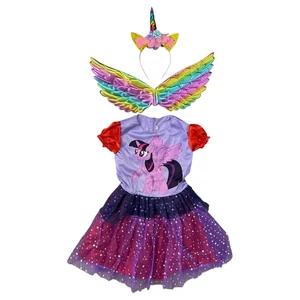 Új 5-7 év (116-122) My Little Pony Unikornis jelmez 