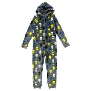 13-14 év (164) M&amp;S koponyás pihe-puha pizsama, overál