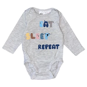 1-2 hó (56) H&amp;M feliratos body