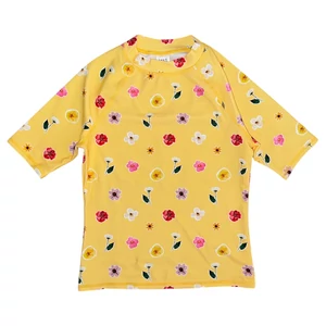 10-11 év (146) M&amp;S virágos uv szűrős fürdőfelső, póló