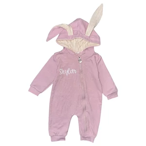 3-6 hó (68) Kids nyuszis szabadidő overál, rugdalózó