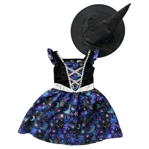 3-4 év (104) F&amp;F boszorkány jelmez kalappal