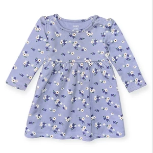 9-12 hó (80) M&amp;S virágos pulcsiruha