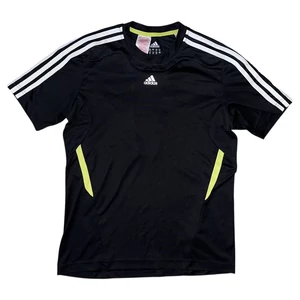 13-14 év (164) Adidas fekete sport póló, mez