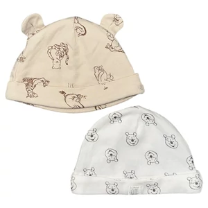 Újszülött (50-56) Disney Micimackós sapka 2 db