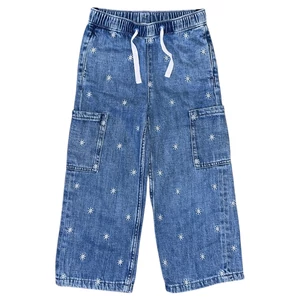 5 év (110) M&amp;S virágos farmernadrág