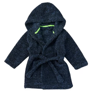 1,5-2 év (86-92) Matalan sötétkék pihe-puha gyerek köntös