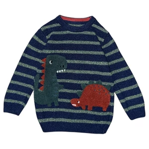 5-6 év (116) Nutmeg dínós kötött pulóver