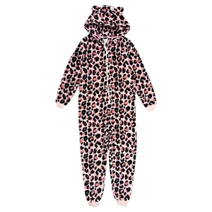 11 év (146) Next párducmintás pihe-puha pizsama, overál, jelmez