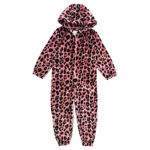 7 év (122) Next párducmintás pihe-puha pizsama, overál, jelmez