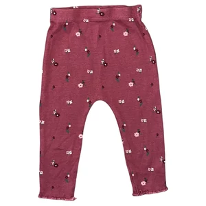 6-9 hó (74) Matalan virágos bordázott leggings, nadrág