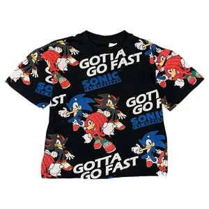 3-4 év (104) H&amp;M Sonic a sündisznó póló