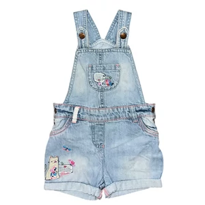 1-1,5 év (80-86) Tu cicás farmer kantáros rövidnadrág